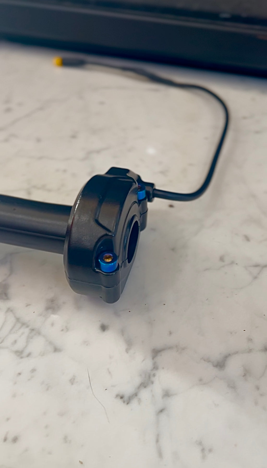 Titanium bolts for surron throttle!