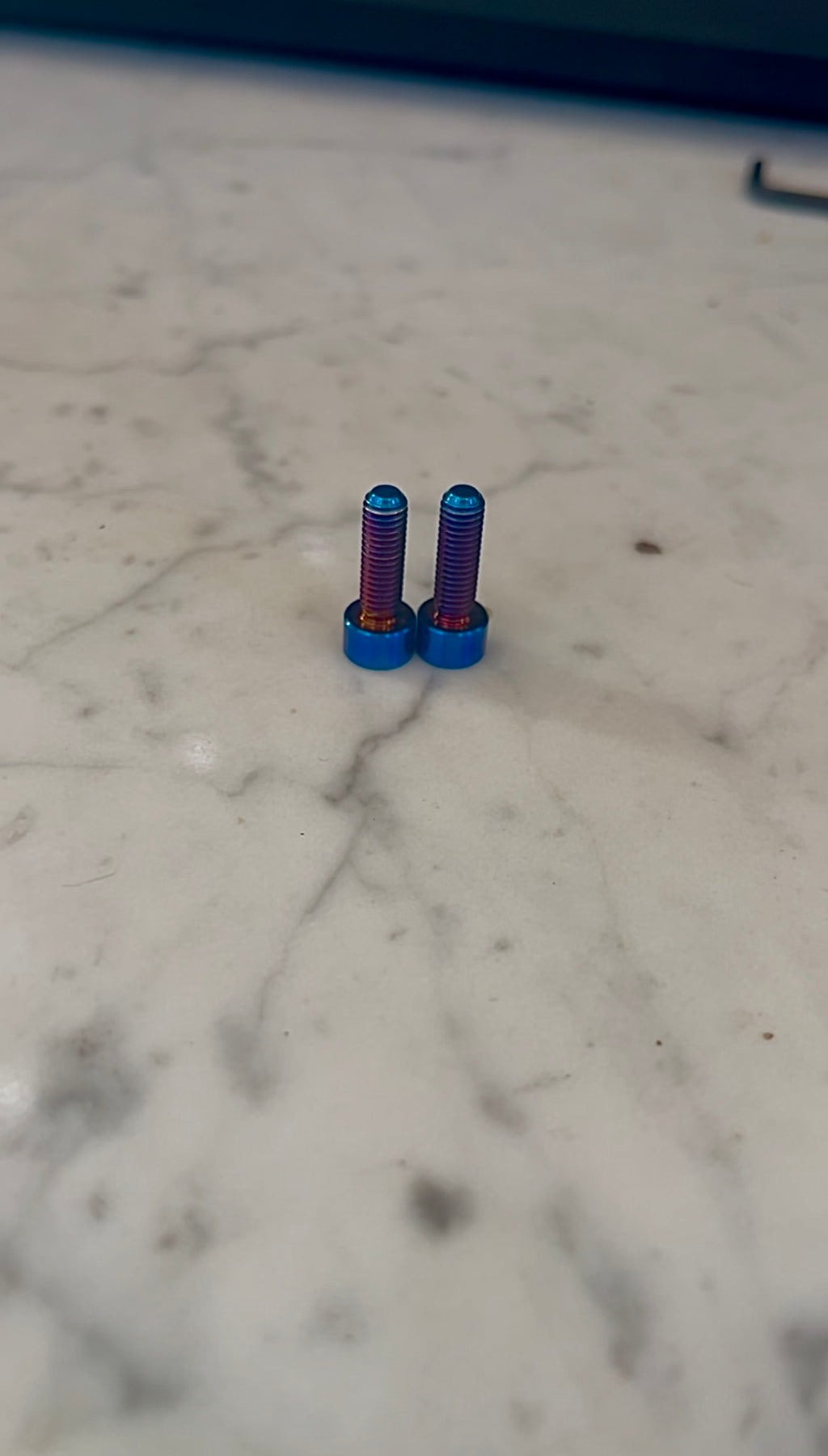 Titanium bolts for surron throttle!